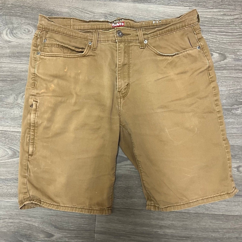 Levi's Khaki Shorts Carpenter Style Casual‎ Everyday Wear Men's 0164